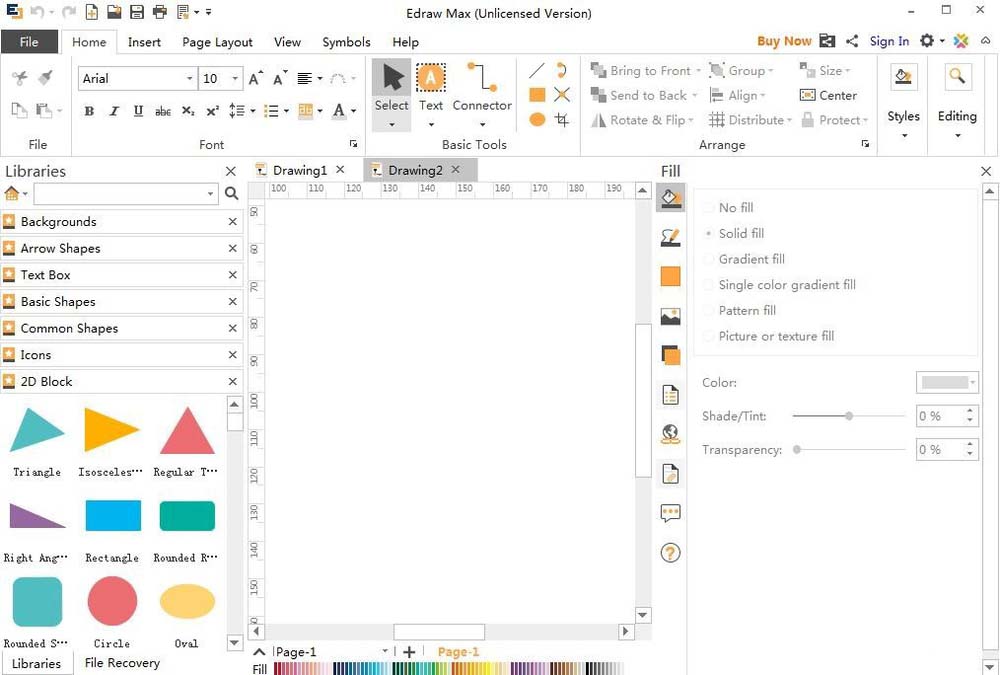 亿图流程图制作软件做出糖果形状的操作步骤