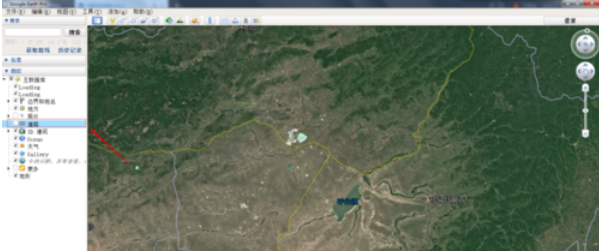 谷歌地球找到目的地的操作教程