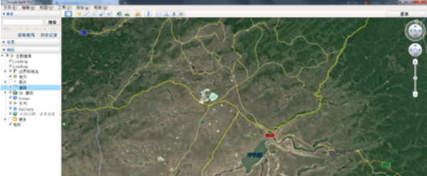 谷歌地球找到目的地的操作教程