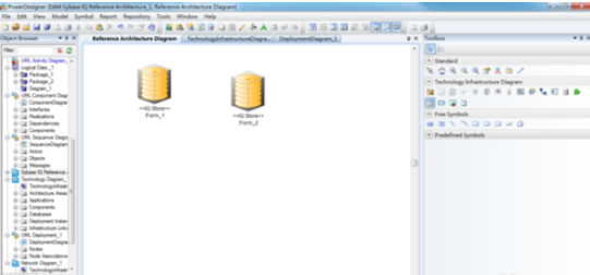 Power Designer中建立SybaseIQ参考架构的操作步骤