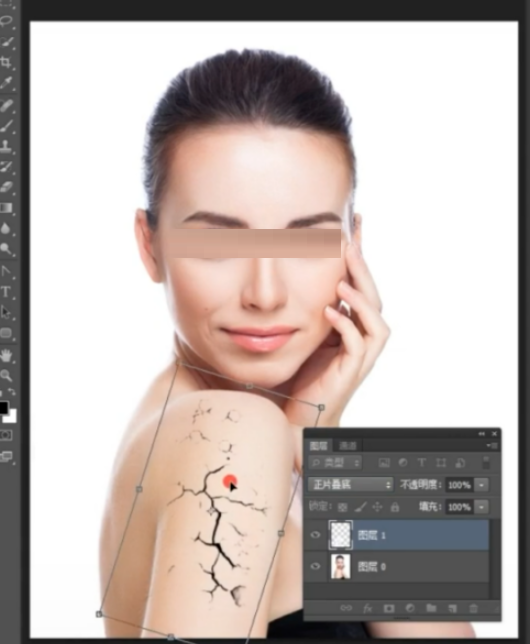 ps如何设计裂纹效果 ps设计裂纹效果步骤