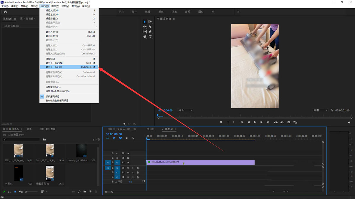 pr如何快速跳到下一个标记点？premiere快速跳到下一个标记点方法