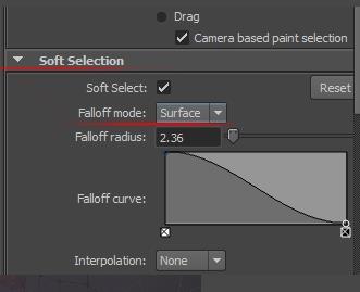 maya使用选择工具选择嘴唇的操作教程