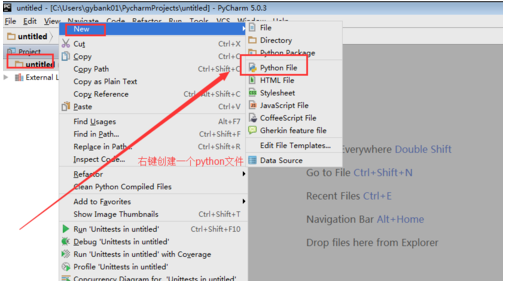 PyCharm新手操作步骤