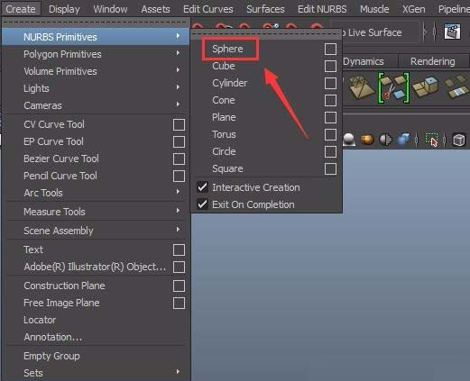 maya将球体改成半球模型的具体方法