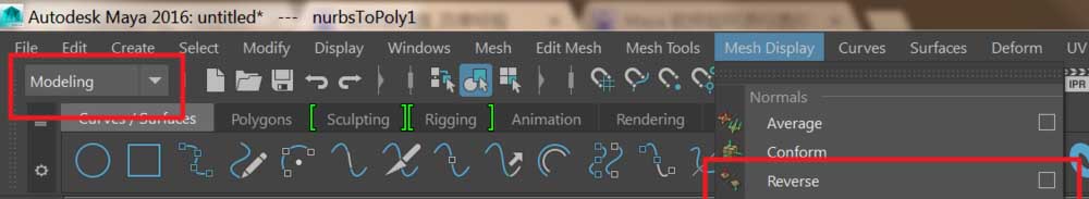 maya2017软件中翻转法线的具体步骤