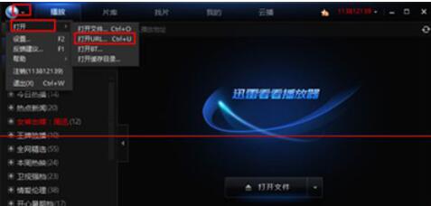 迅雷看看播放器在线点播磁力链接的具体操作步骤