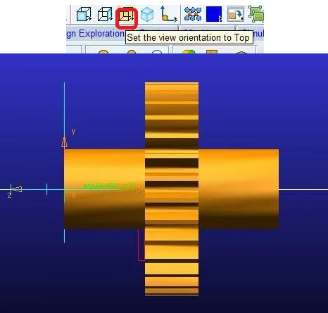 Adams调整模型的视图的基本操作