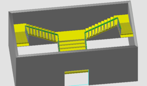 天正建筑2014绘制双分三跑楼的操作教程