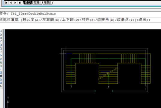 天正建筑2014绘制双分三跑楼的操作教程