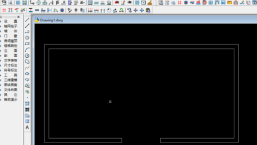 天正建筑2014绘制双分三跑楼的操作教程