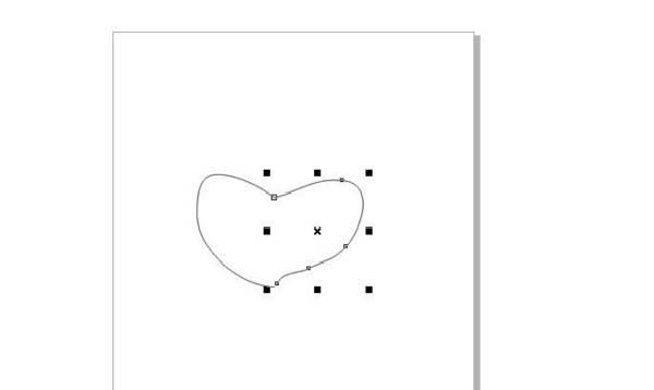 CorelDraw X4手绘爱心的操作教程