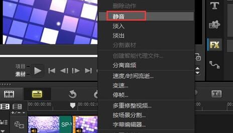 会声会影对视频部分声音怎样消音 消音部分声音视频的操作过程