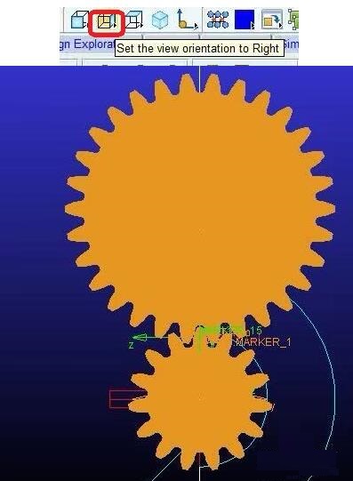 Adams调整模型的视图的基本操作