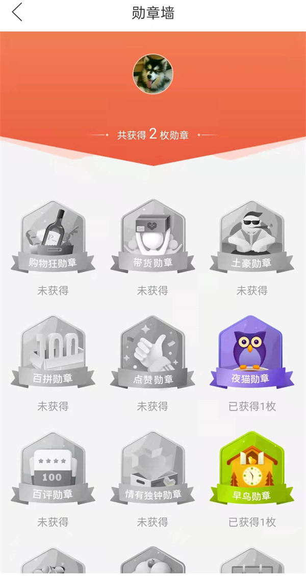 拼多多勋章墙在哪里查看?拼多多查询获得勋章教程