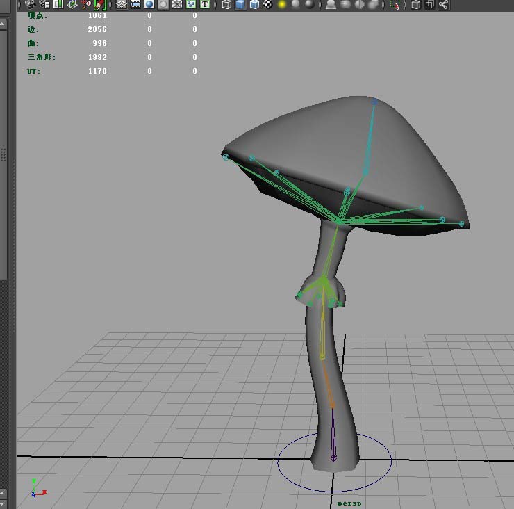 maya修改权重的操作教程