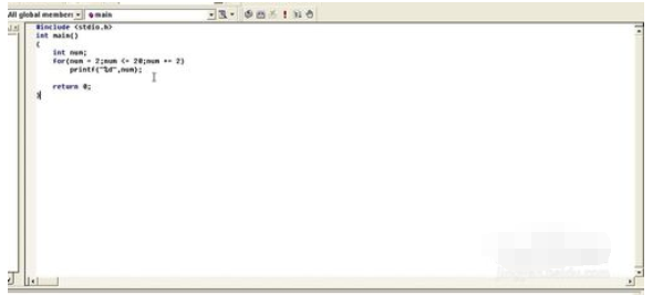 vc6.0简单for循环编程操作