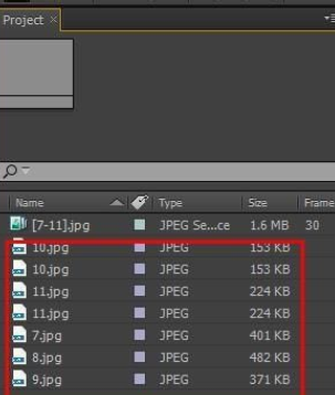AE导入素材的具体使用方法
