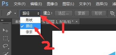 photoshop cs6使用钢笔工具处理图片的具体操作