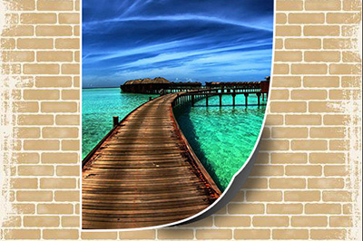 Photoshop设计纸张翘边效果的使用方法​