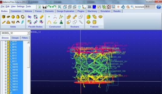 adams批量隐藏maker的详细操作方法