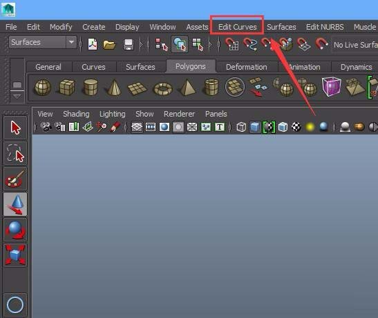 maya创建环行线的方法步骤