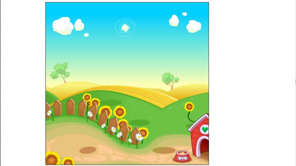使用ai绘制出卡通版乡村插画图的图文教程