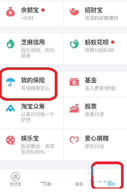 在支付宝中购买家务无忧险的图文介绍