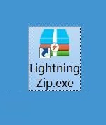 利用闪电压缩软件解压缩本地文件的方法