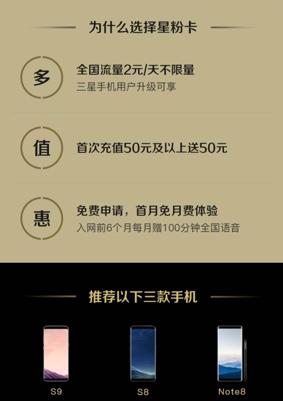 申请办理星粉卡的具体操作步骤