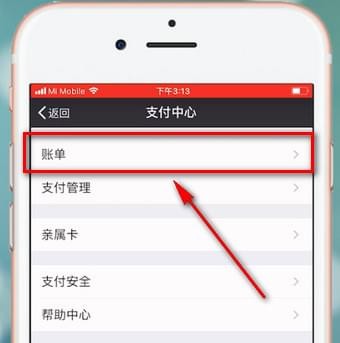 微信APP查看月账单的图文操作