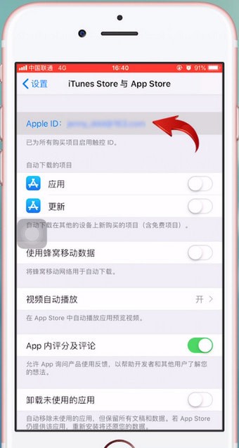 苹果手机查询充值记录的操作步骤