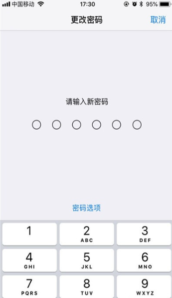 iPhone11pro max修改解锁密码的图文步骤