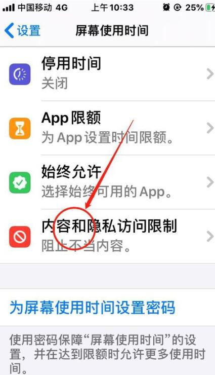 iOS13中禁止下载应用的方法步骤