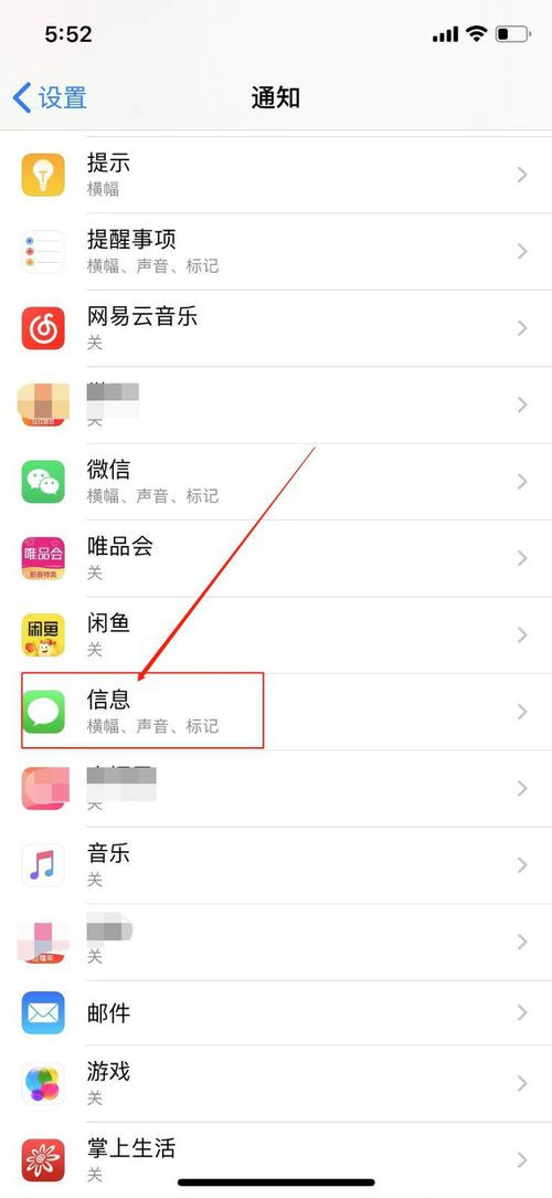 苹果手机隐藏短信通知内容的基础步骤讲解