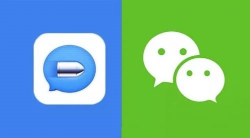 谁才是社交里的王者：子弹短信微信针锋相对