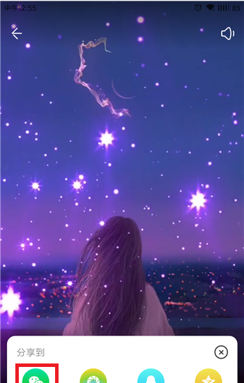 在豹来电APP中分享来电秀各位好友的详细讲解