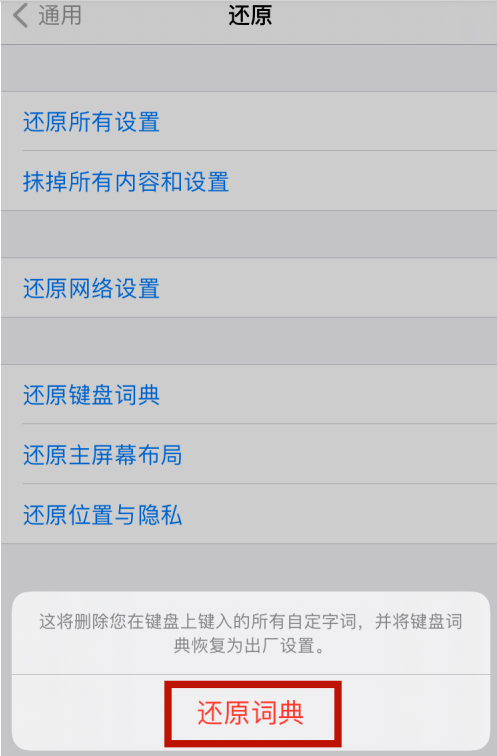 苹果12怎么删除输入法记忆 苹果12还原键盘词典方法