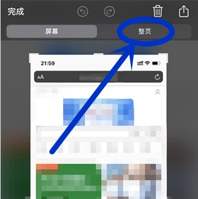 苹果13mini怎么使用Safari长截屏？苹果13mini使用Safari长截屏方法