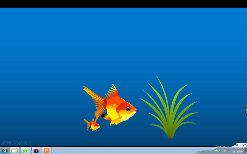 在ppt中制作金鱼吐水泡的动画效果的图文教程