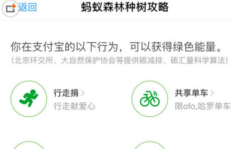 在支付宝蚂蚁森林中获得环保证书的图文教程