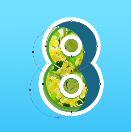 PS技巧！设计艺术效果的立体数字