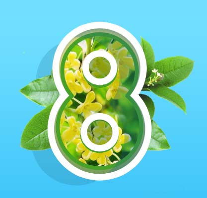 PS技巧！设计艺术效果的立体数字