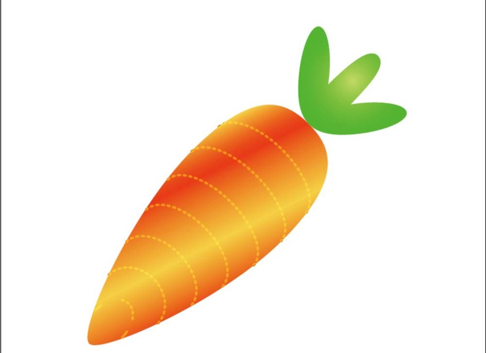 利用ai画可爱的胡萝卜图片的具体步骤