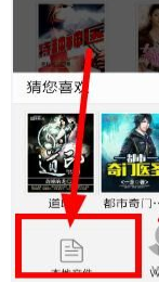 在熊猫看书APP中导入本地文件的具体流程