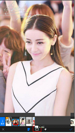 在玩图APP中设置两边留白的简单步骤