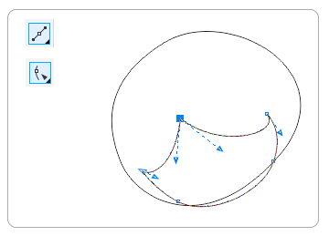 CDR使用贝塞尔工具打造出卡通人物并上色的图文操作