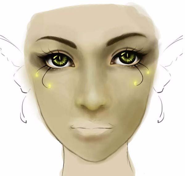 ps制作蝴蝶精灵女孩的图文操作