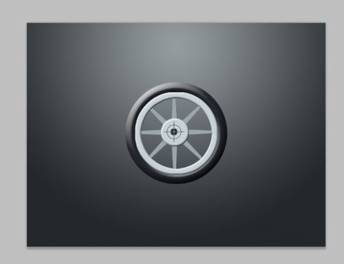 ps制作轮胎的图文操作过程