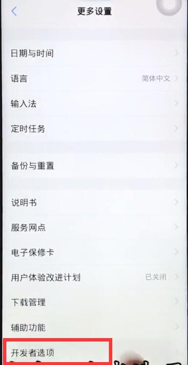 vivoz1开启usb调试的操作流程
